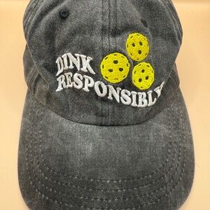 Unisex Adult  Gray and Yellow Cap Pickleball